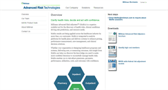 Desktop Screenshot of millimanriskadjustment.com